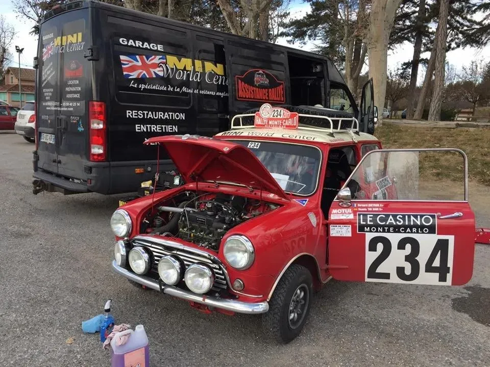 Préparation rallye à Serres-Castet